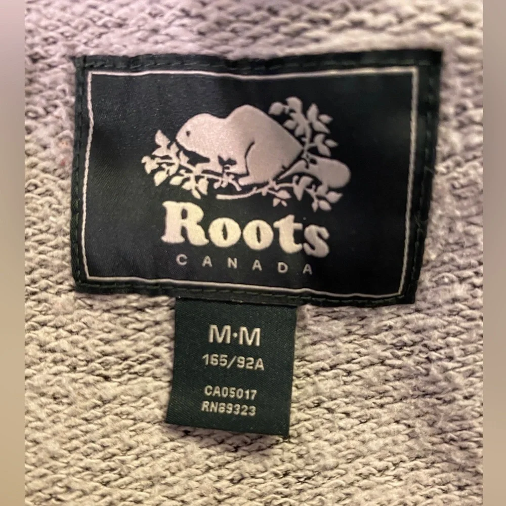 Roots 73 Salt and Pepper  Kanga Pull Over Hoodie Adult Med - Picture 5 of 9